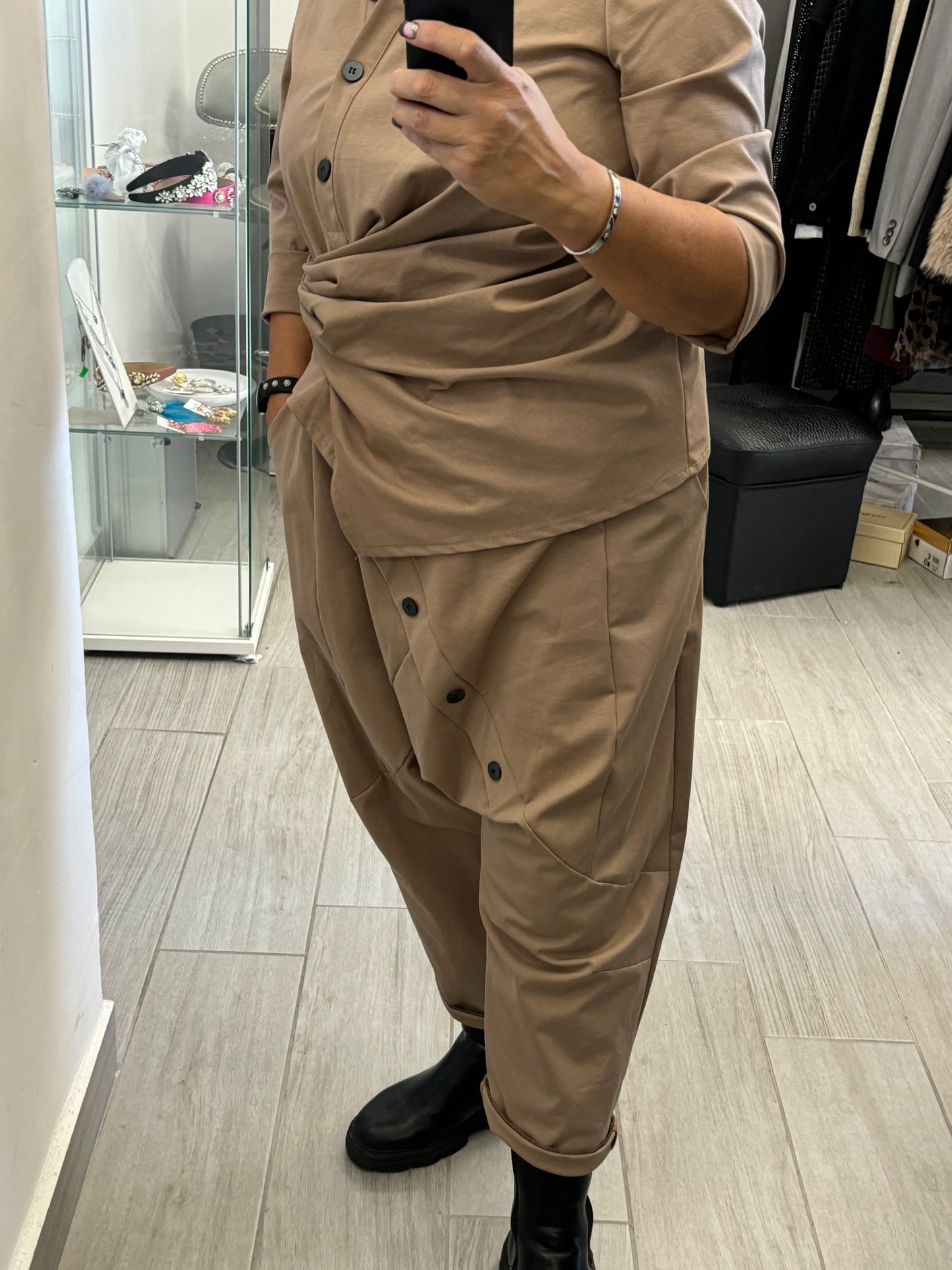 Pantalone Sun Andrew Beige Scuro