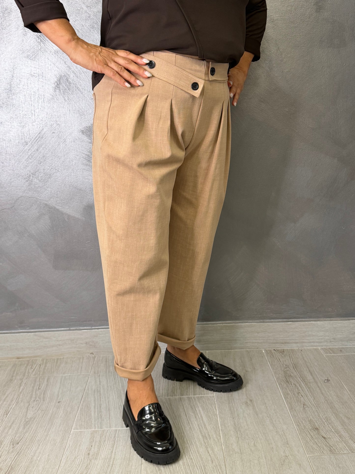 Pantalone 158C Emily Beige
