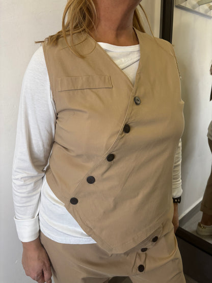 Gilet Sun Jolly Beige Scuro