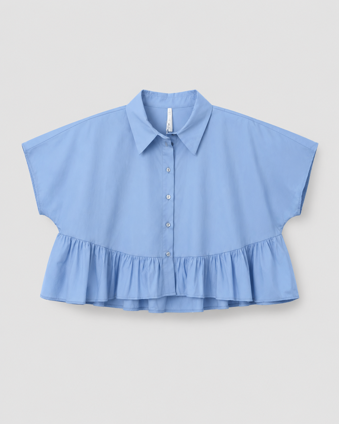Camicia Crop Imperial Azzurra