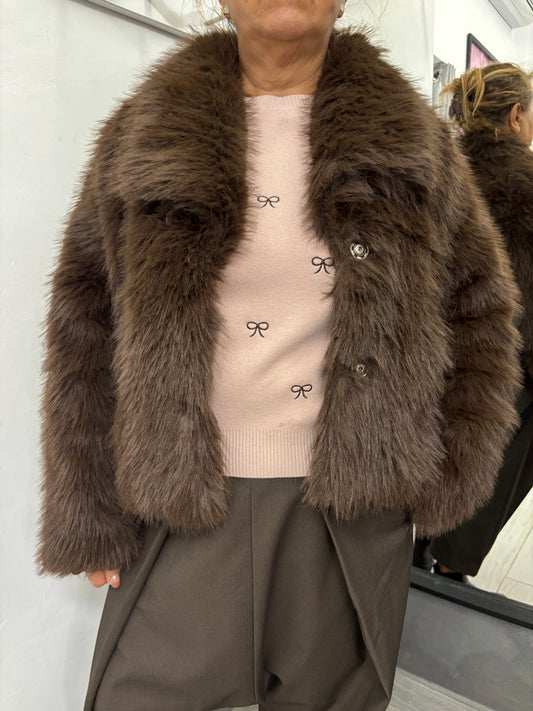 Pelliccia Nora Marrone