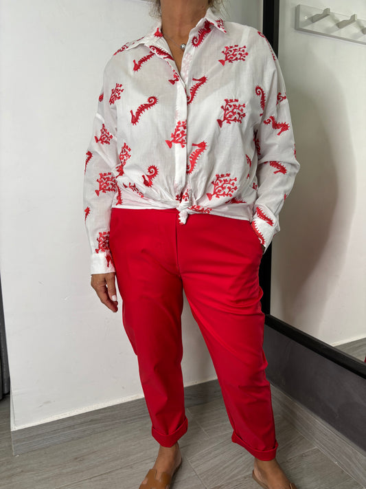Pantalone Sun Rachele Rosso