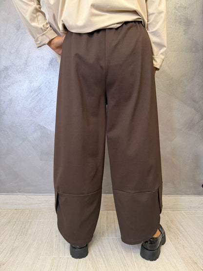 Pantalone Aléa Uni Cledy Marrone