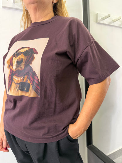 T-shirt Golden Melanzana Vicolo