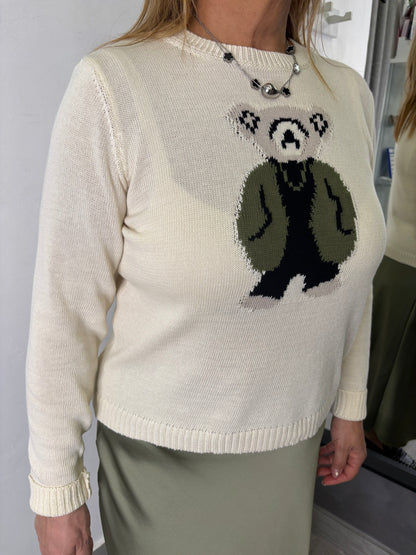 Maglioncino Teddy Verde