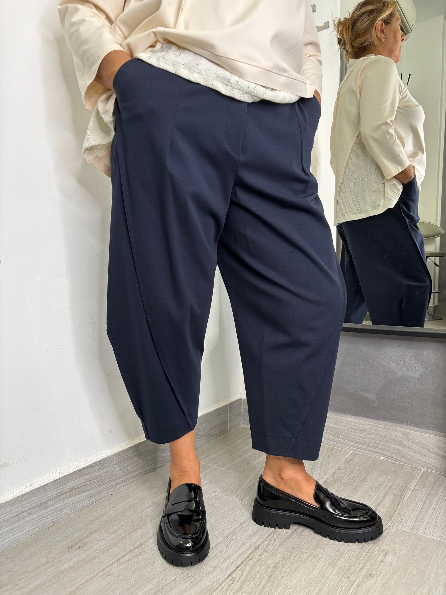 Pantalone Wendy Balloon Blu