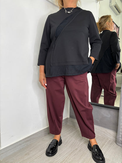 Pantalone Wendy Giuditta Bordeaux