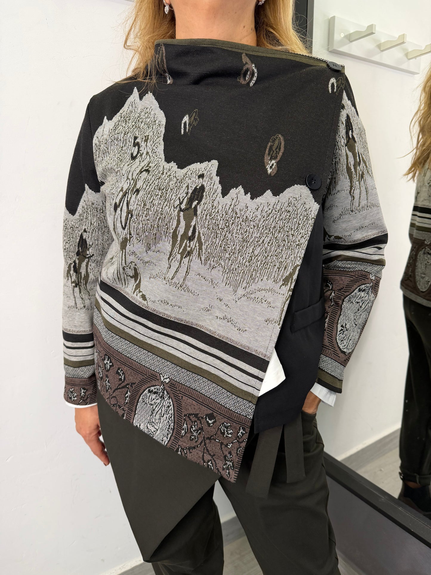 Giacca Sun Fantino Verde/Grigia