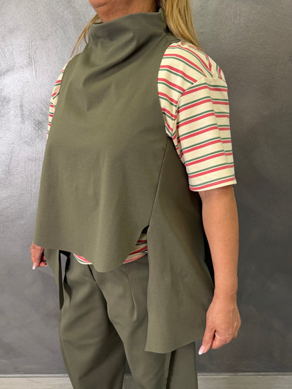 Gilet Wendy Verde Militare