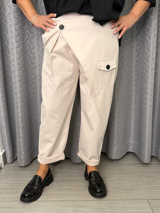 Pantalone 158C Cristel Beige