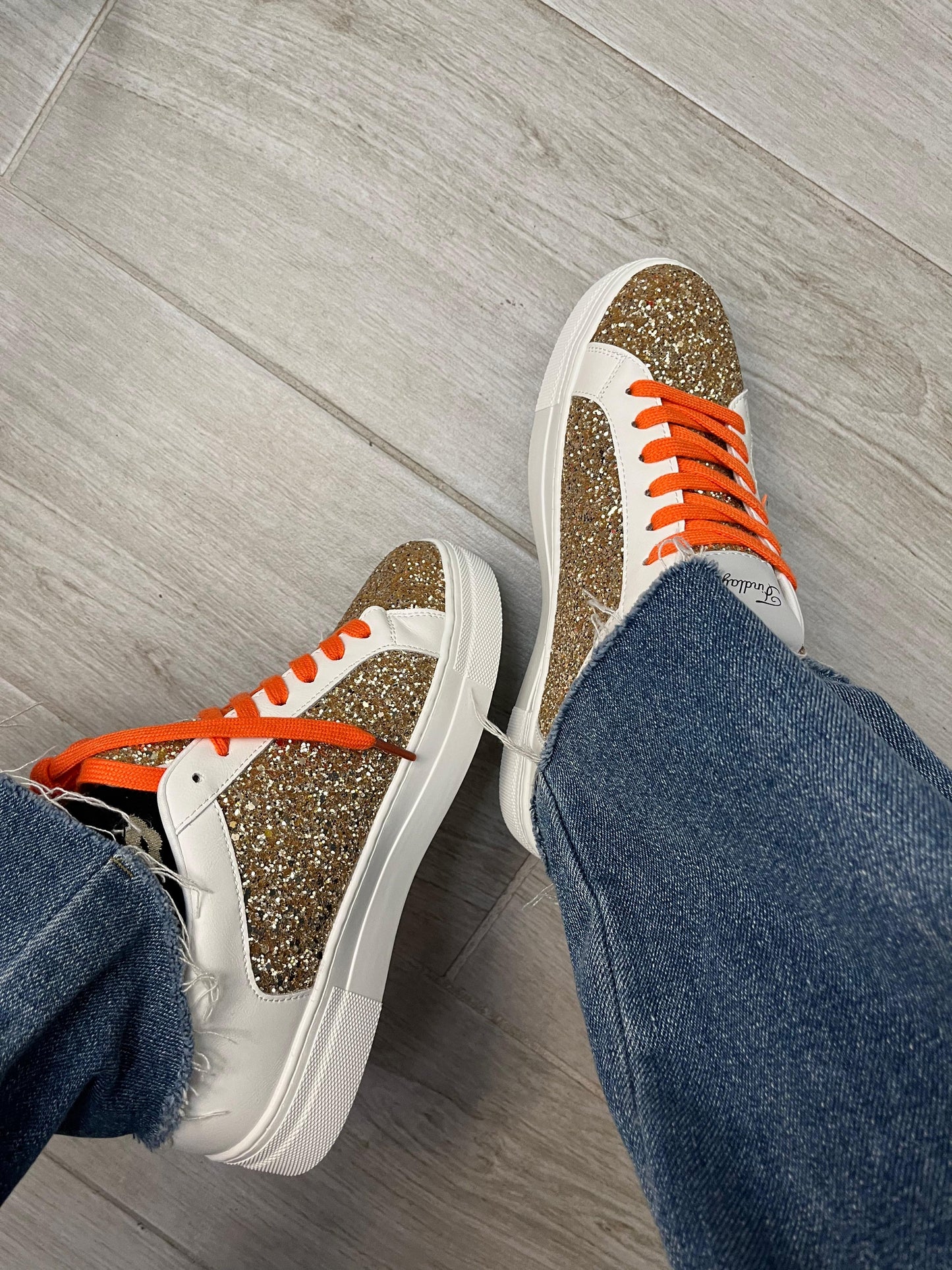 Sneakers Orange Goose
