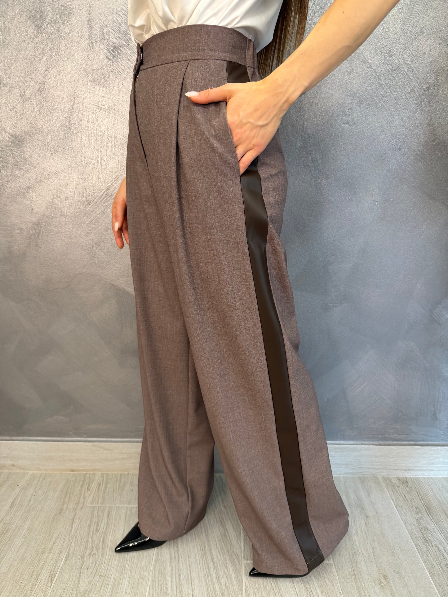 Pantalone Nocciola Melange Imperial
