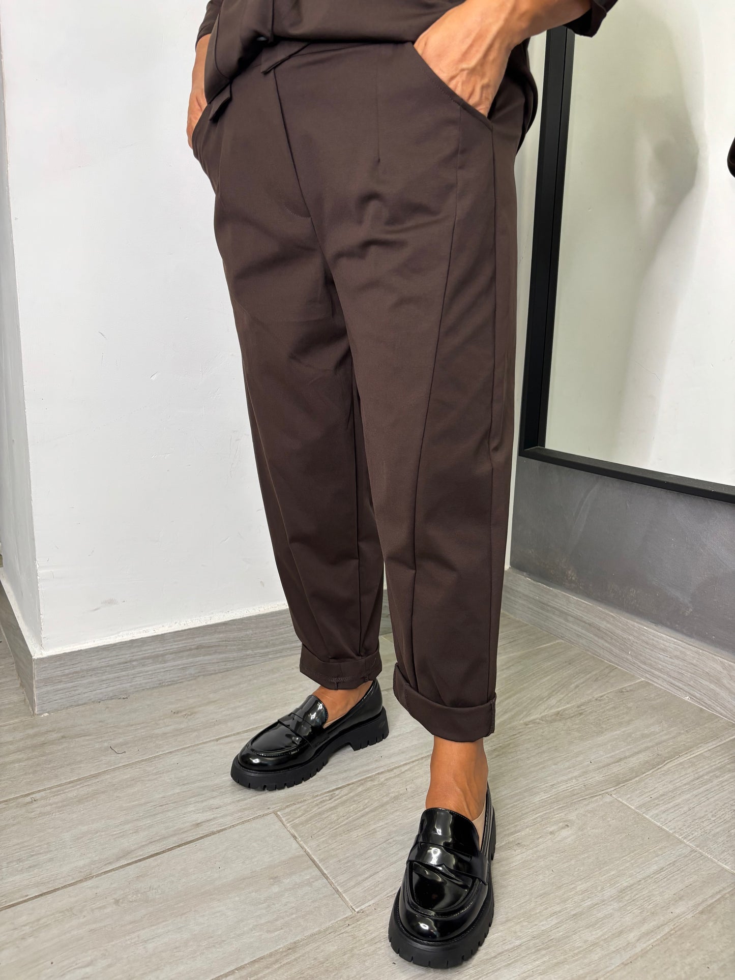 Pantalone Sun Olivia Marrone