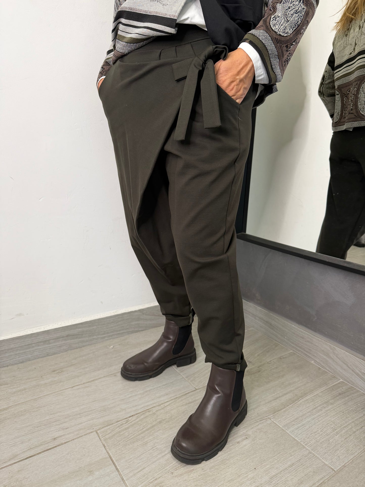 Pantalone Sun Pareo Winter Verde Bottiglia