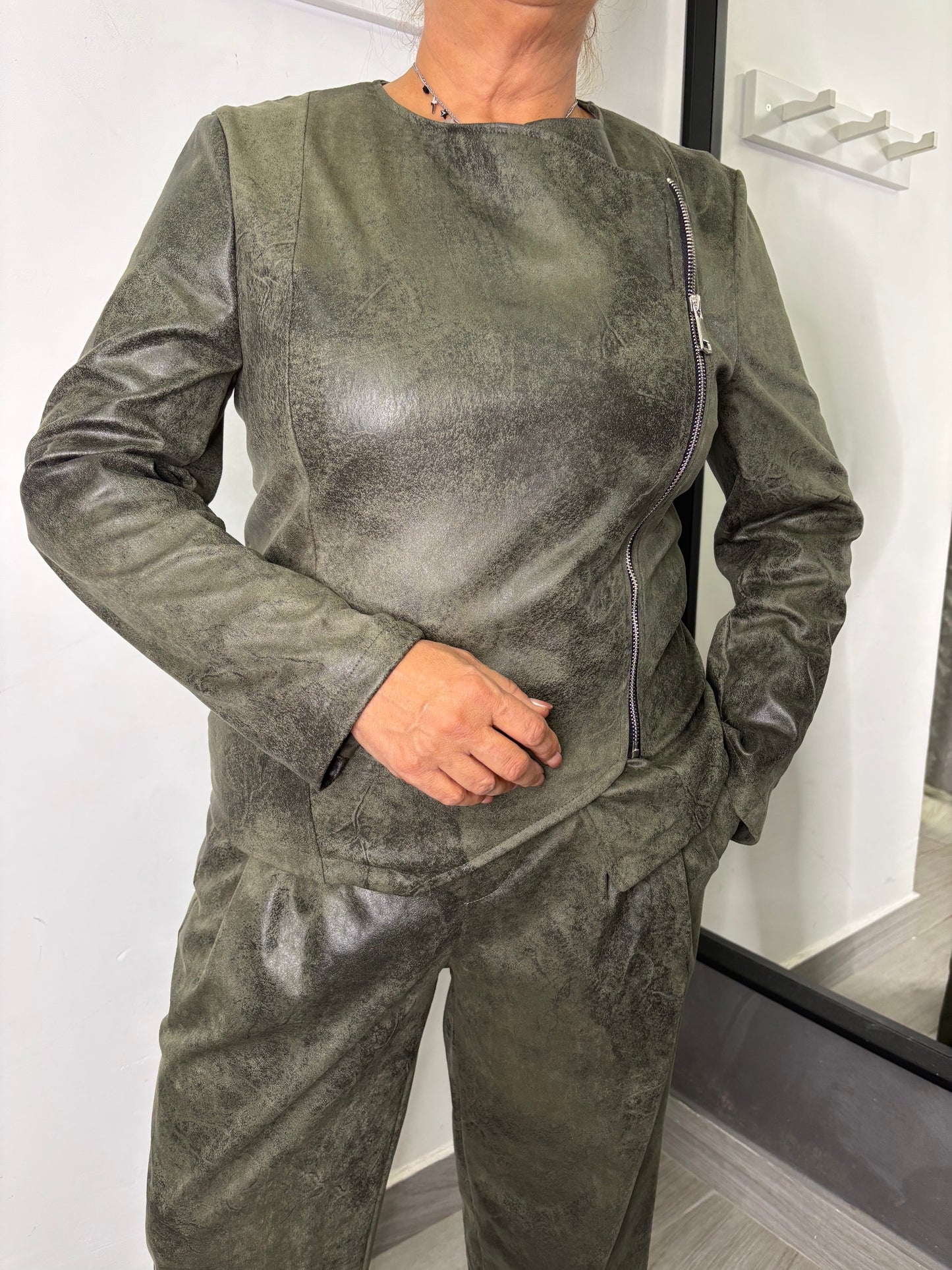 Giacca Sun Dainetto Verde Militare