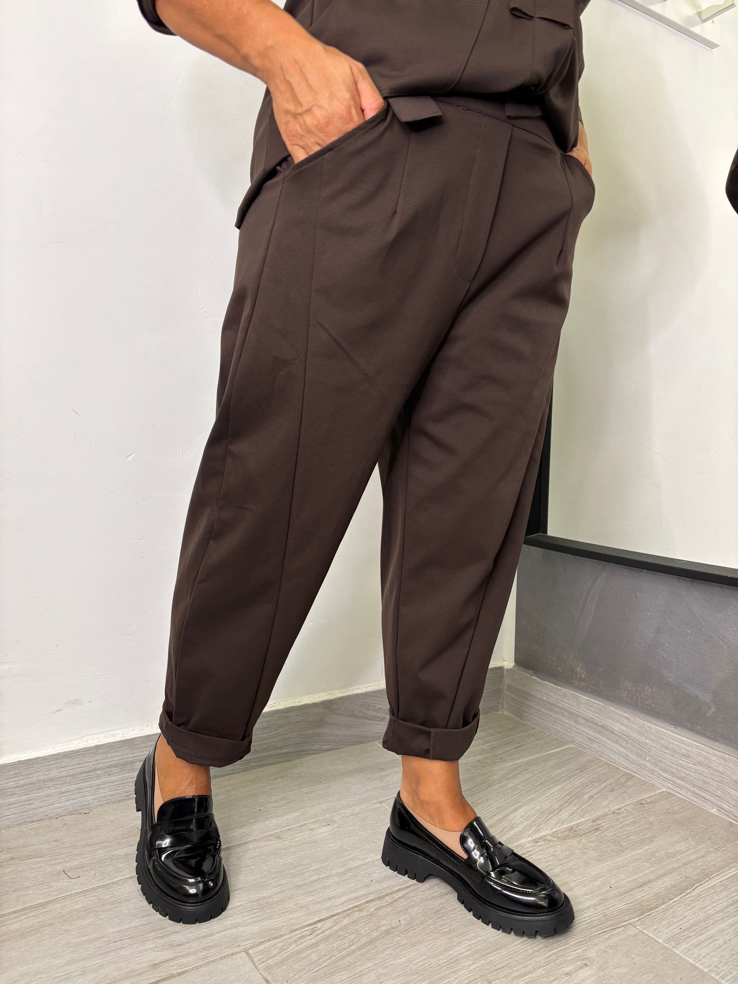 Pantalone Sun Olivia Marrone
