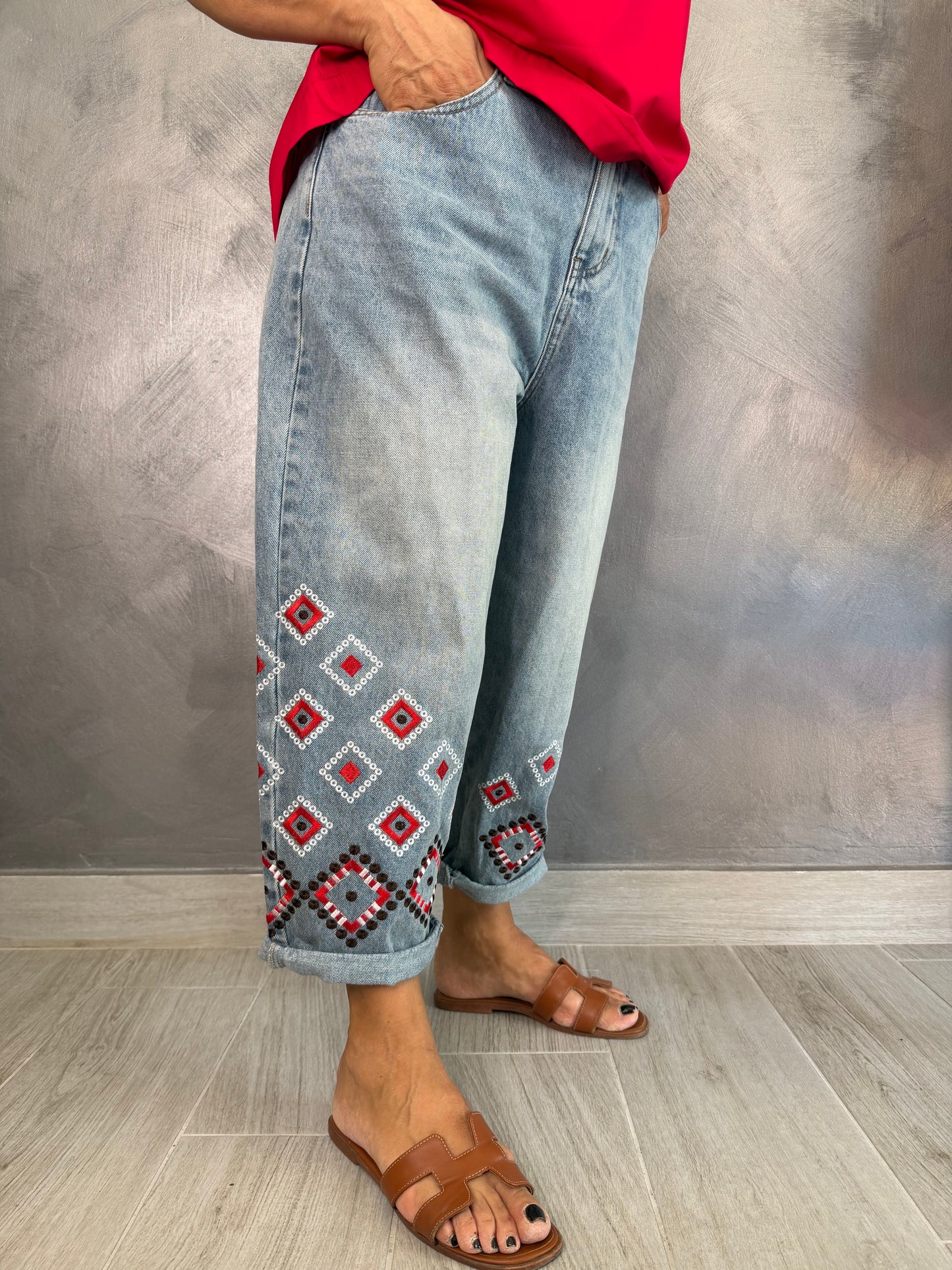 Jeans Wendy Rombi Rossi