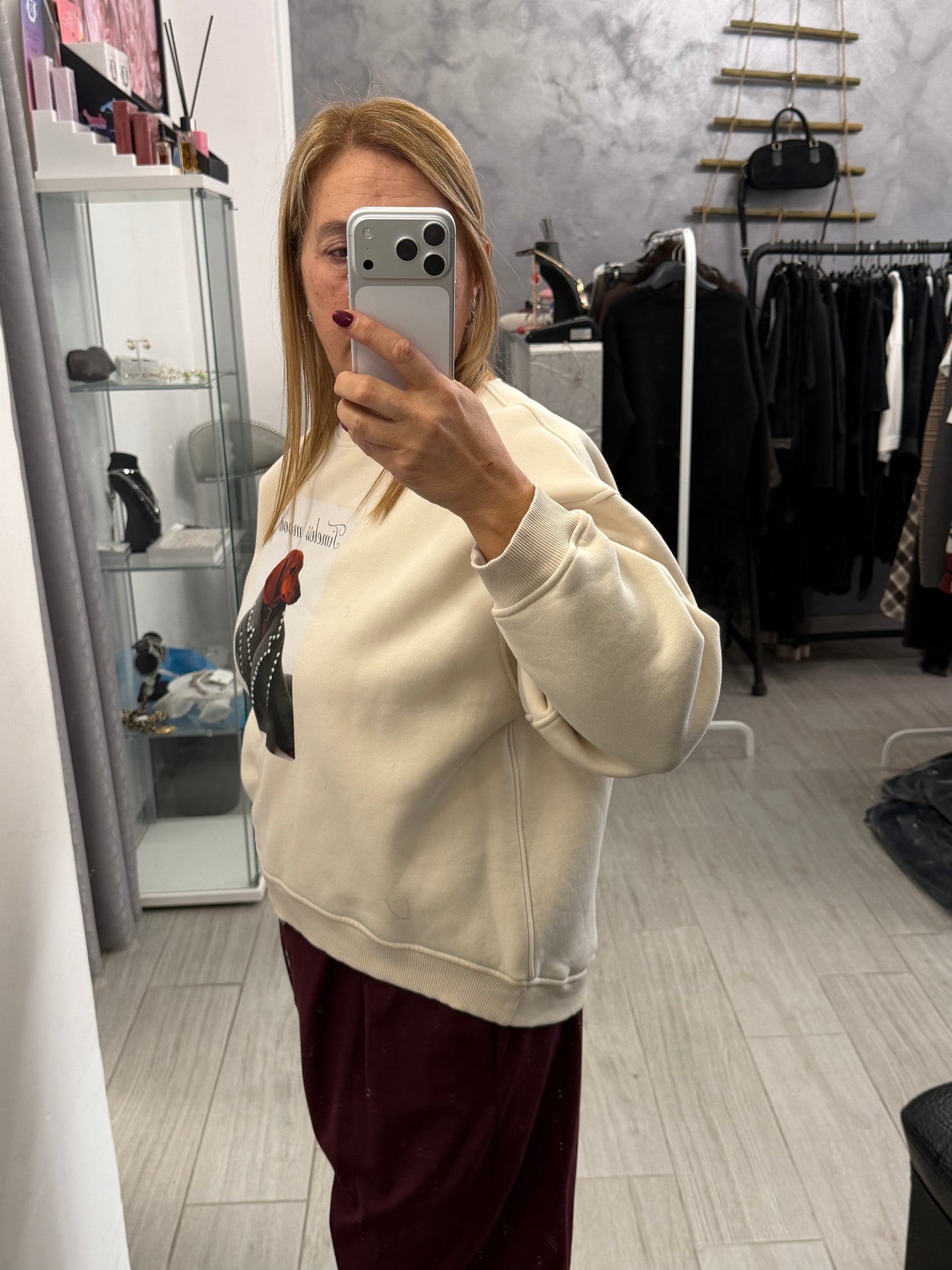 Felpa Timeless Mood Burro Vicolo