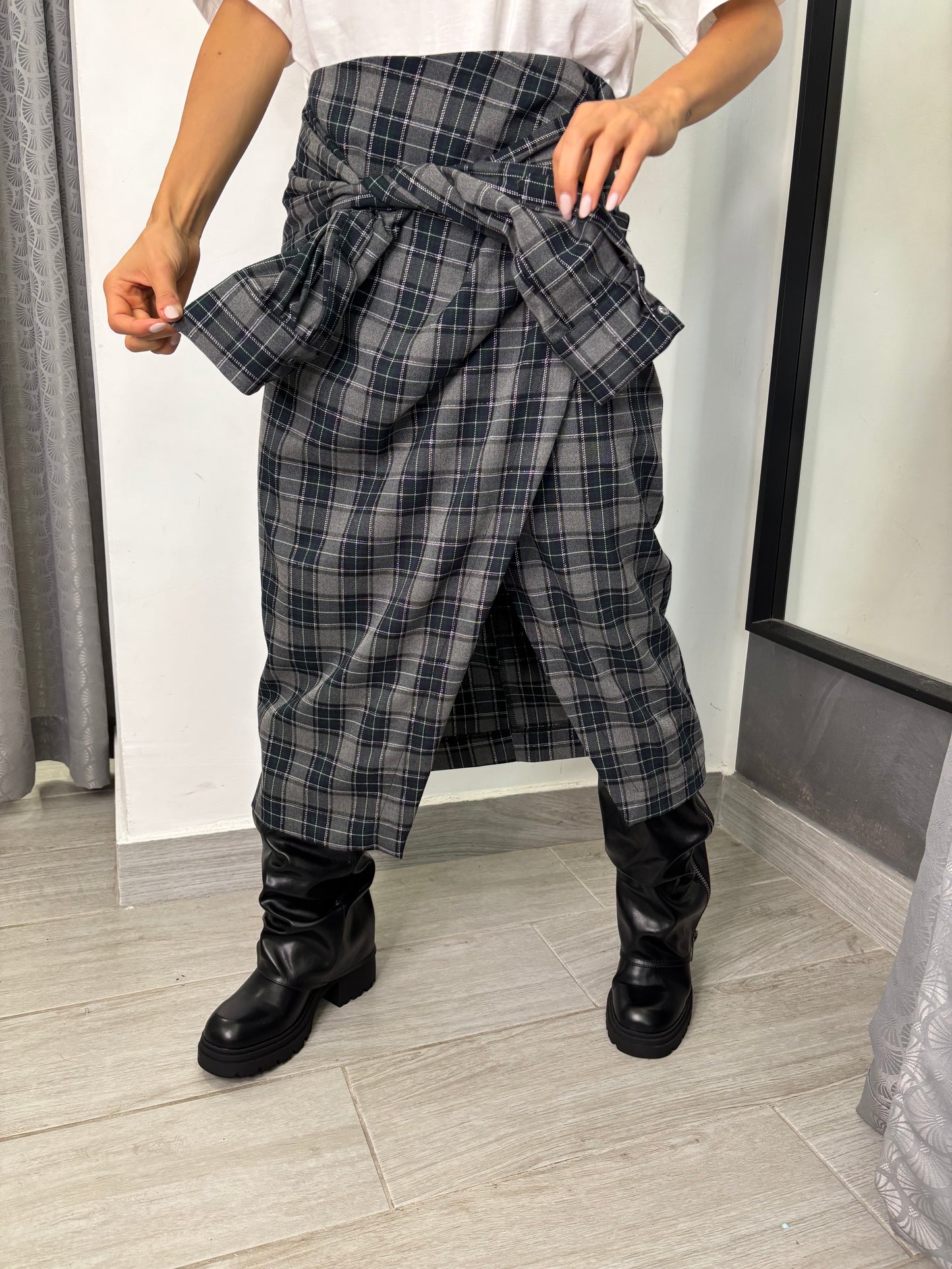 Gonna Tartan Camicia Vicolo