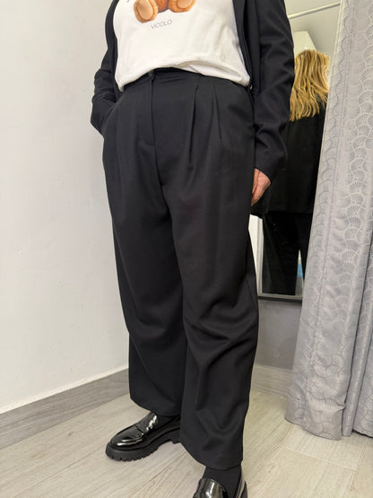 Pantalone Baggy Nero Vicolo