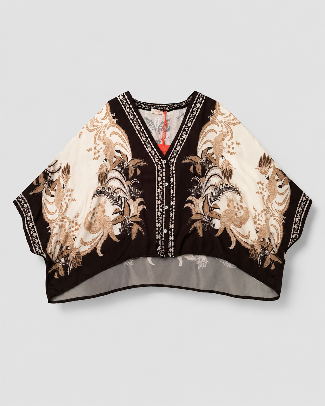 Camicia Nives Fantasia Marrone