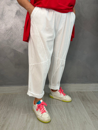 Pantalone 158C Alba Bianco