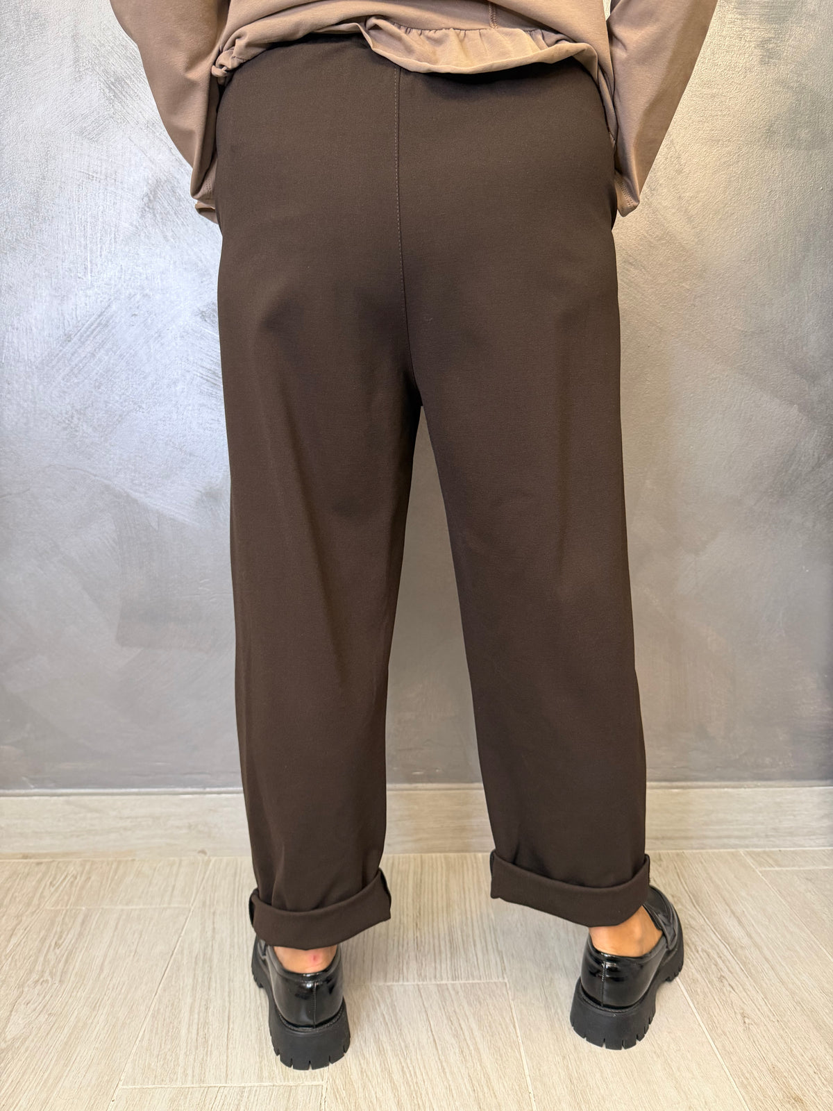 Pantalone 158C Adele Marrone