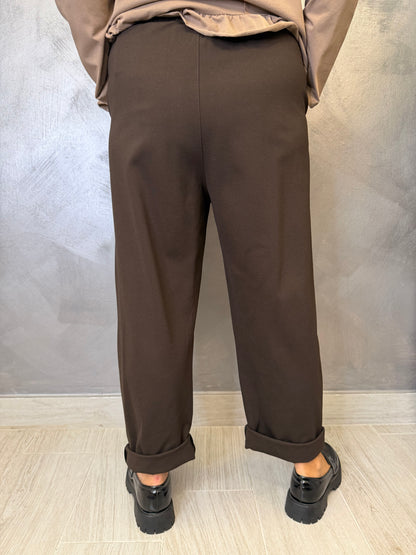 Pantalone 158C Adele Marrone
