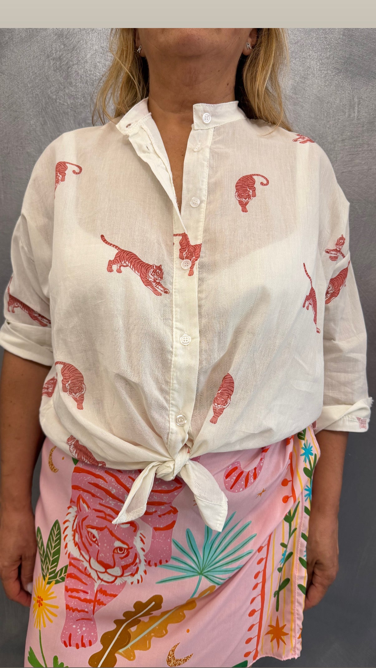 Camicia Tigre Burro