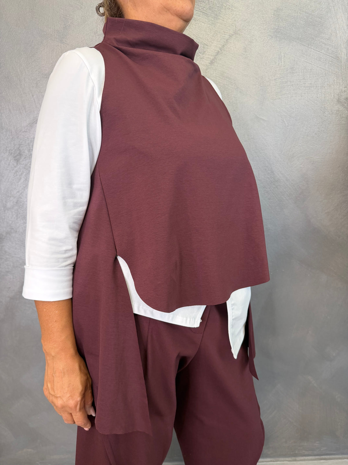 Gilet Wendy Bordeaux