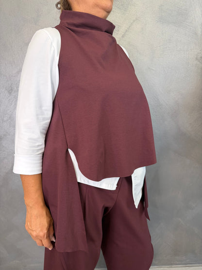 Gilet Wendy Bordeaux