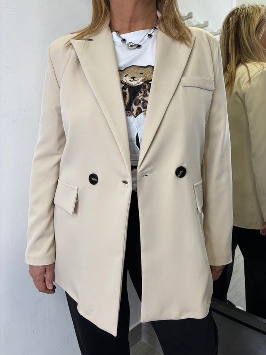 Blazer Doppio Petto Burro