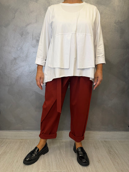 Pantalone 158C Rubina Ruggine
