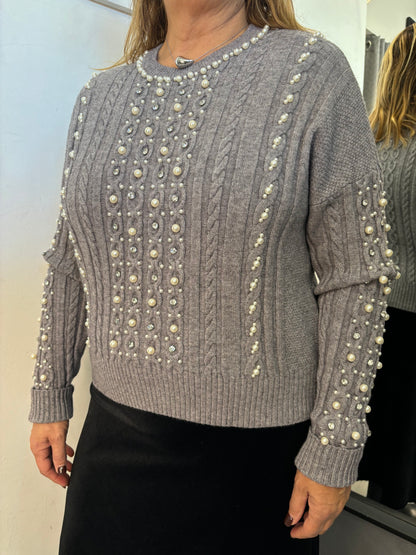 Maglione Perla Grigio