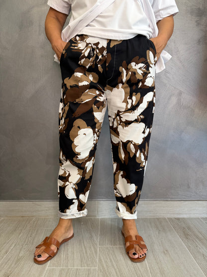 Pantalone 158C Elettra Marrone Scuro