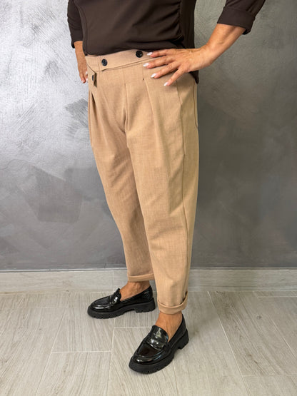 Pantalone 158C Emily Beige
