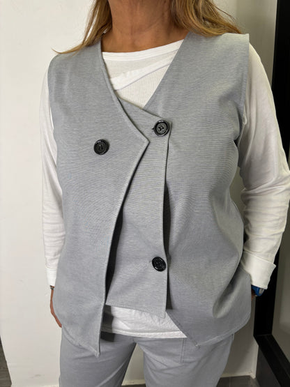 Gilet 158C Ely Grigio