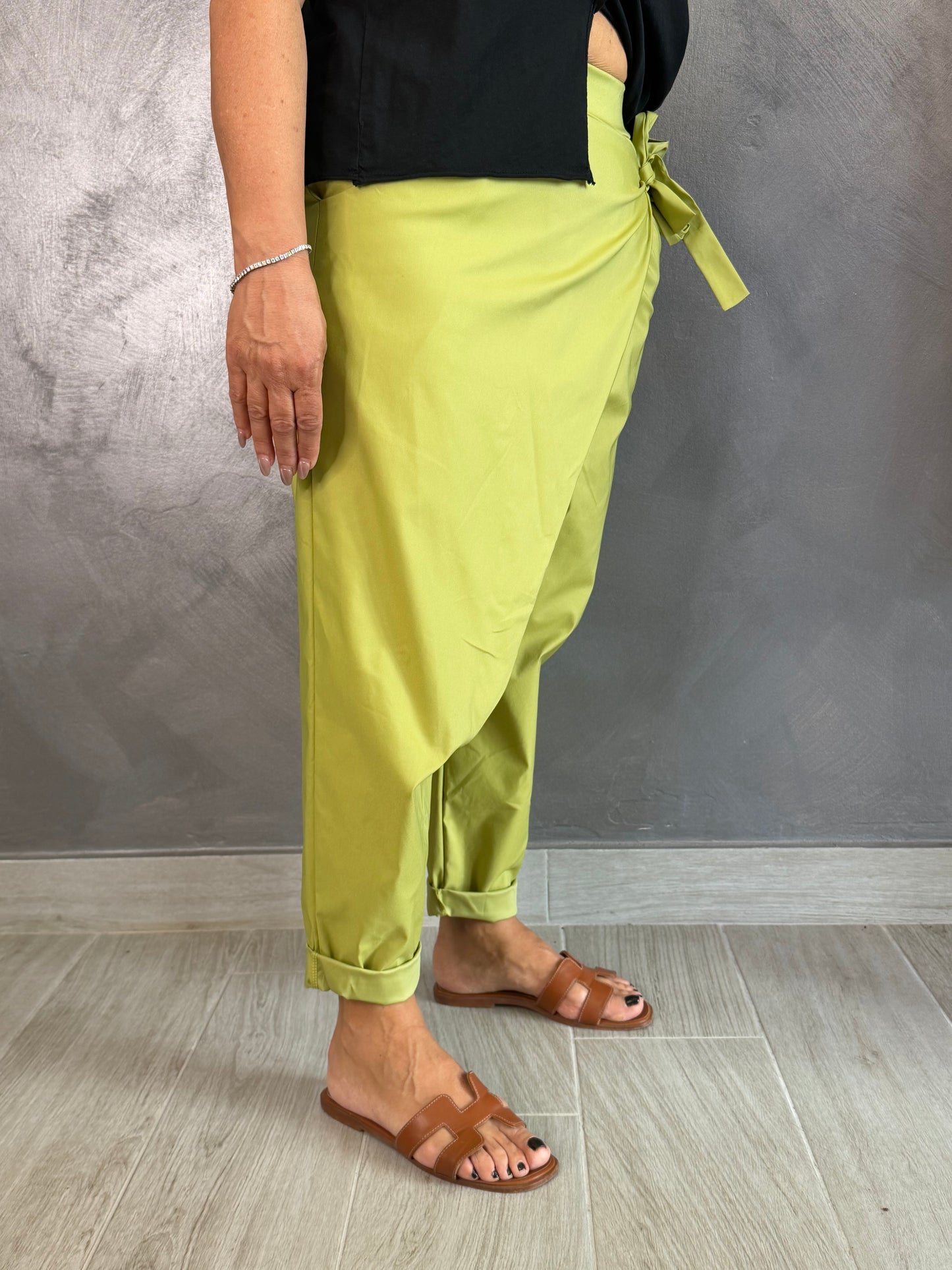 Pantalone Sun Pareo Summer Verde Mela