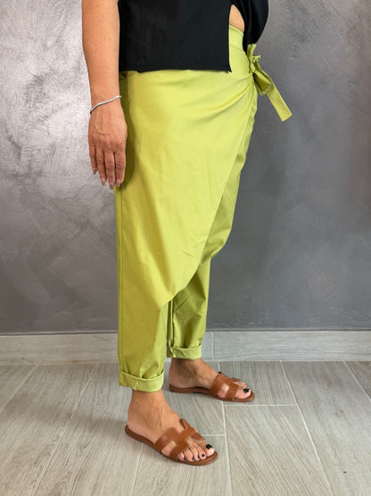 Pantalone Sun Pareo Summer Verde Mela