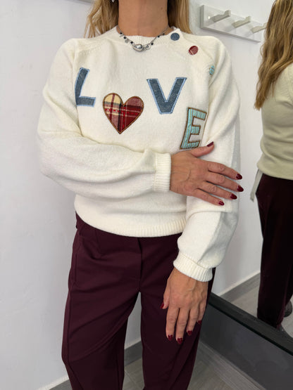 Maglione Burro Love