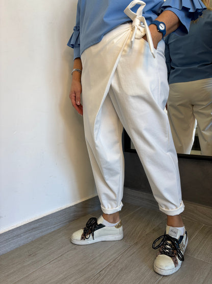 Pantalone Sun Pareo Spring Bianco