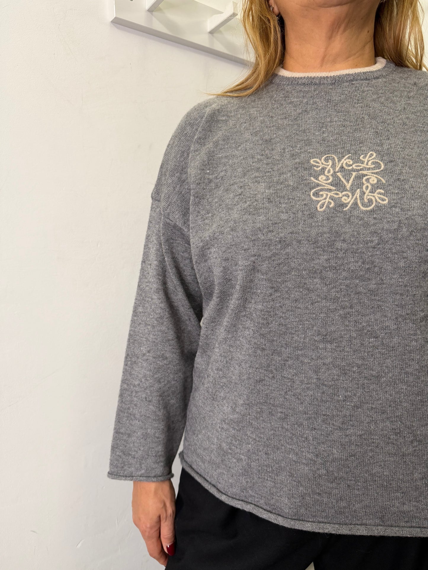 Maglione Grigio Vicolo