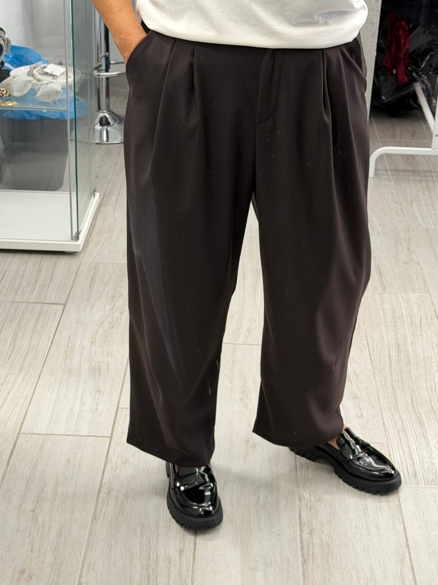 Pantalone Baggy Marrone Vicolo