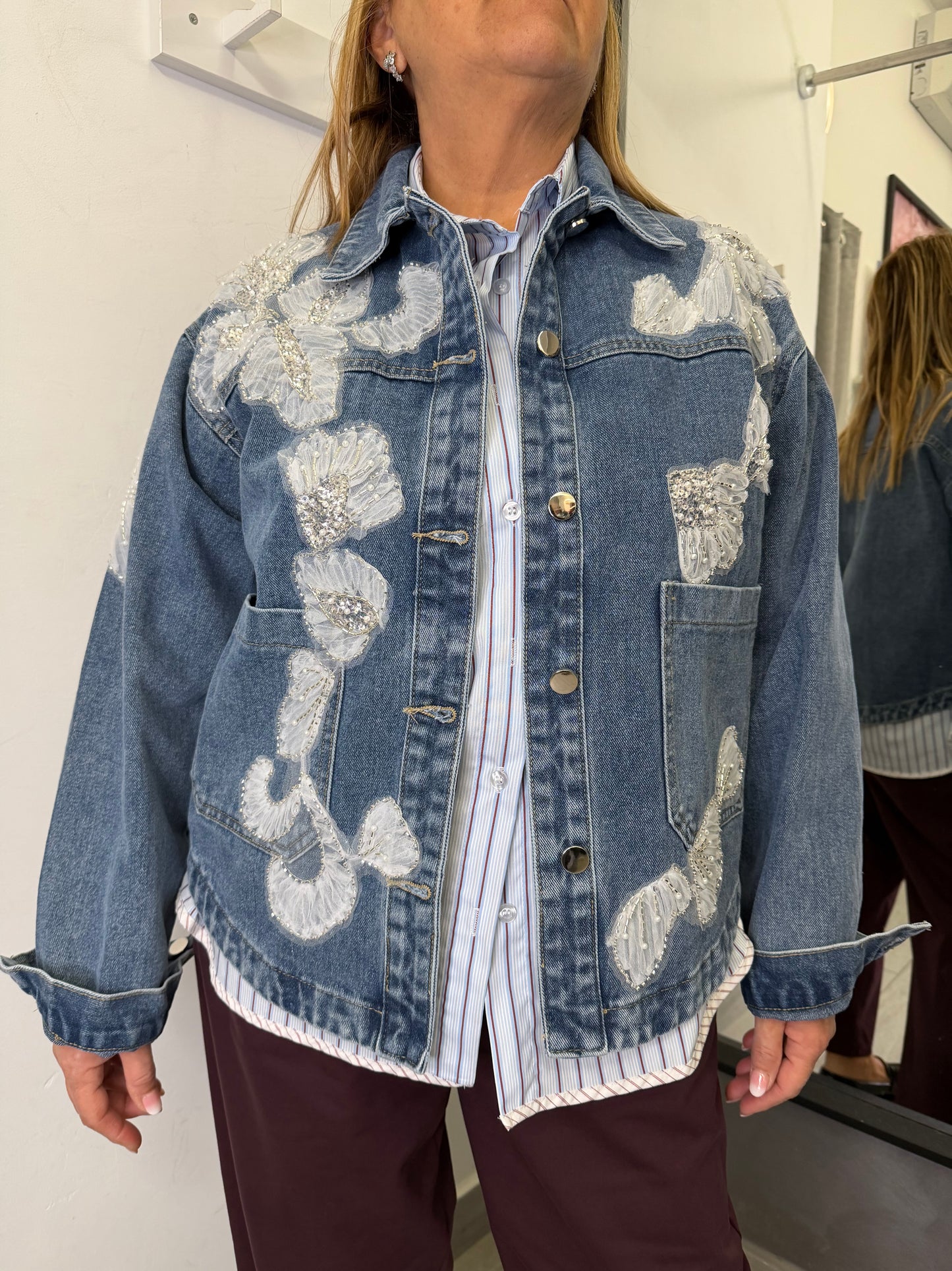Giubbotto Jolanda Jeans Scuro