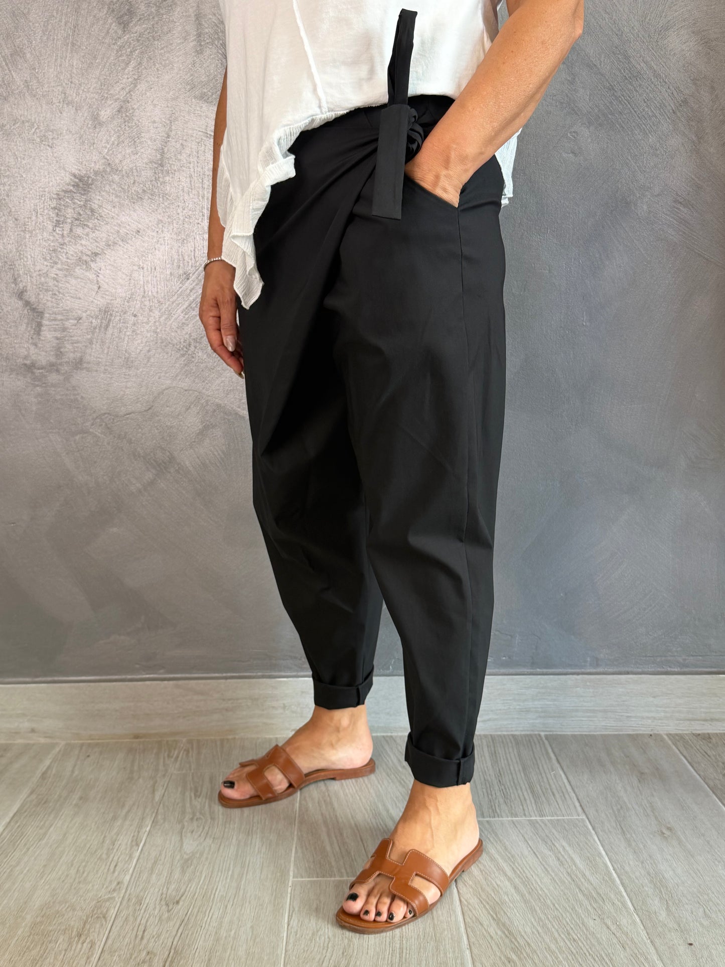 Pantalone Sun Pareo Summer Nero