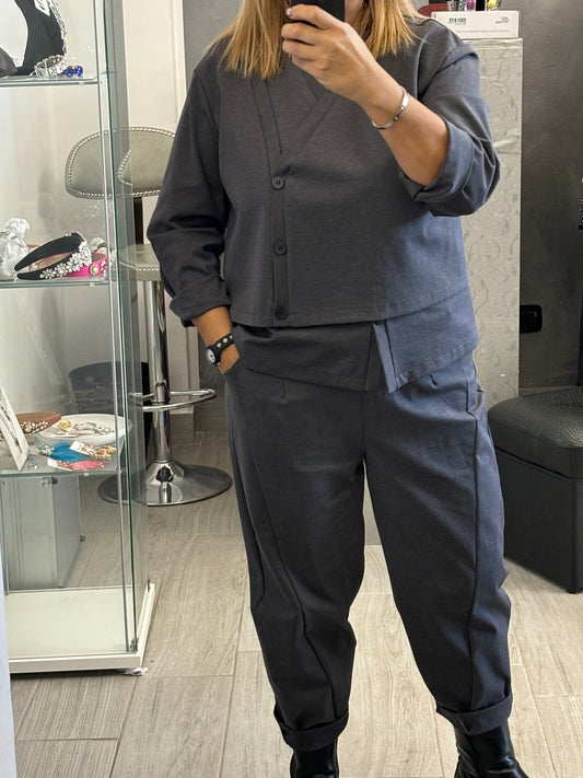 Pantalone Sun Olivia Grigio Fumo
