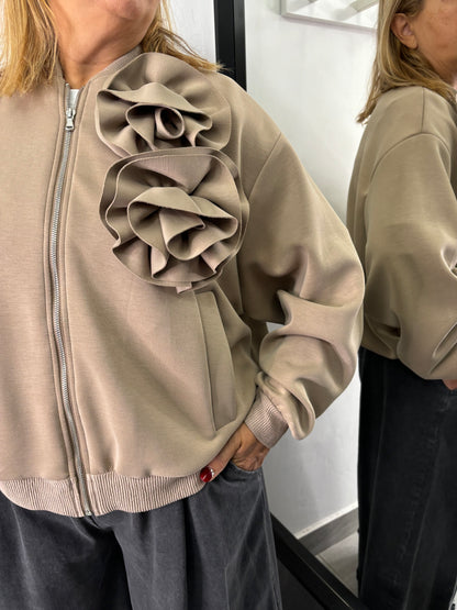 Felpa Rose Fango