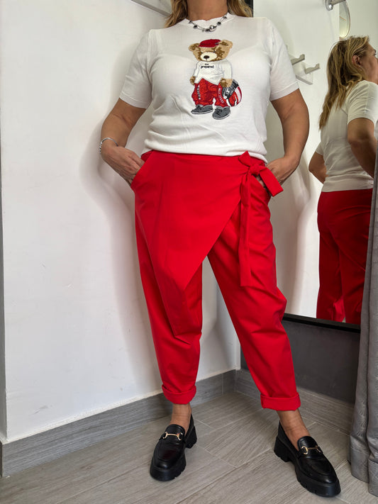 Pantalone Sun Pareo Spring Rosso