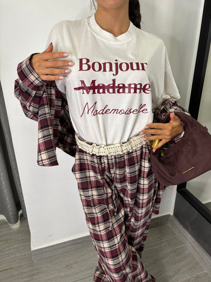 T-Shirt Bonjour Madame Vicolo