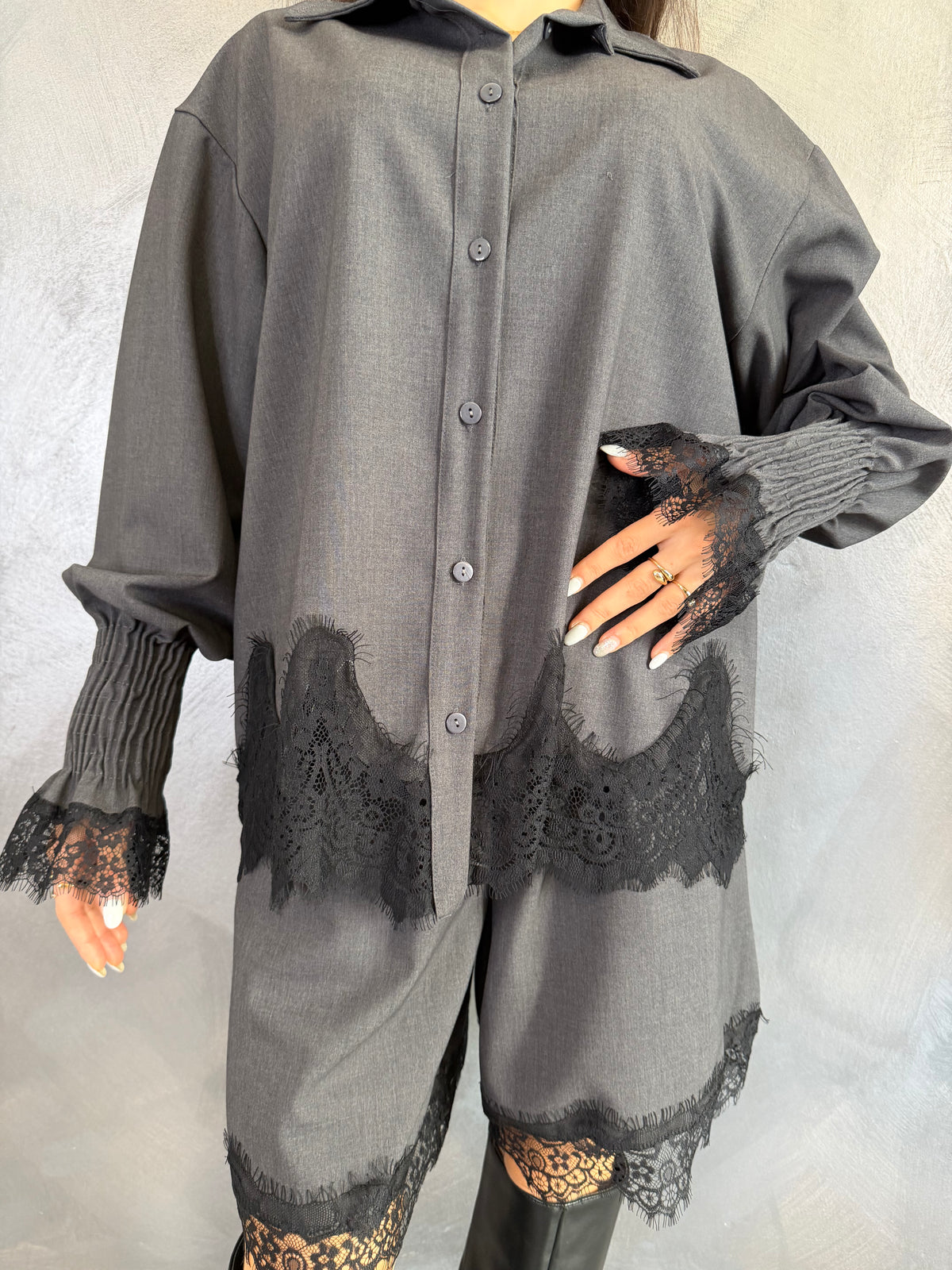 Camicia Margot Grigia